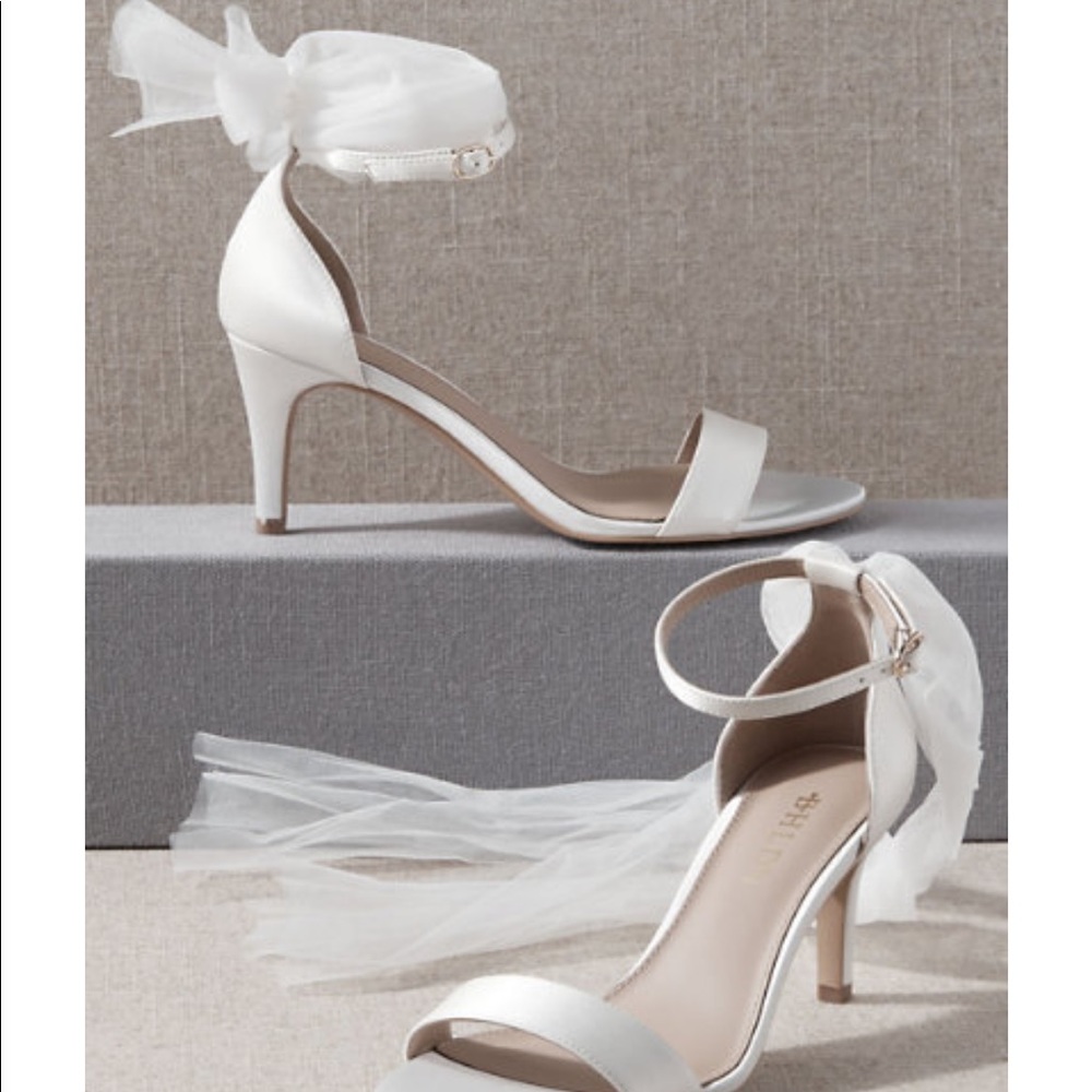 ANTHROPOLOGIE - BHLDN Palumbo Heels (ivory)